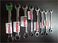 8-pc Craftsman  Dual Ratcheting Wrenches SAE