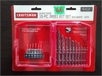 Craftsman 10-pc Black Oxide Drill Bit Set 64087