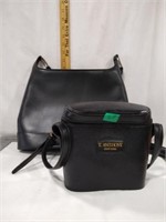 2 leather hand bags T Anthony purses