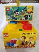 NEW Lego Set + 3 Piece Storage Brick