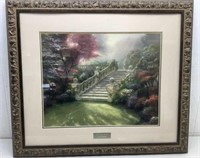 * Thomas Kincade print Stairway to Paradise