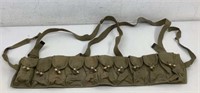 Vintage Japanese or Chinese 7.62 ammo clip belt