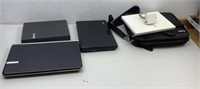 * (4) Laptops for Repair or Parts 1 carry bag