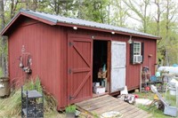 Storage Shed; 10' Height, 13' Width (W/Eaves),