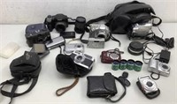 * Camera lot  Camcorder Light meter Film  Unsure