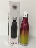 H20 GO FORCE STAINLESS STEEL BOTTLE S IZE 17 OZ