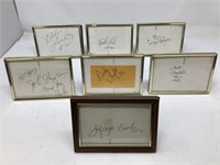 Green Bay Packer Autographs Framed