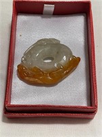 Jade Pendant With Animal Carvings