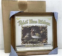 * Pabst Wood Duck Mirror Like New In Wrapper