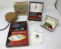 (4) Transistor Radios - North American (Red Box