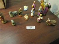 Wee Craft Painted Ceramic Nativity
