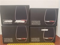 8 Ridel Wine Glasses in Boxes