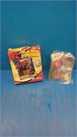 Spider-man puzzle and figure
