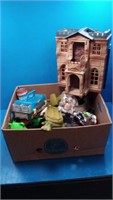 Box of assorted toys
