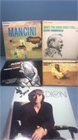 Mancini,Hamilton,Dion,Midler,Yarbrough records