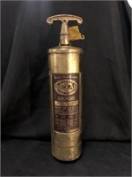 Vintage Quick Aid Brass Fire Extinguisher