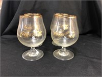 (4) Early Coca Cola Advertising Glasses