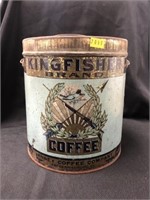 Kingfisher Coffee Can