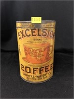 Excelsior Coffee Tin