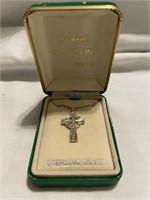 Sterling SIlver Irish Cross Pendant