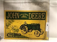 Contemporary John Deere Tin Sign