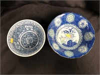 (2) Contemporary Oriental Decorative China Plates