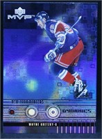 1999 UD MVP Wayne Gretzky Rangers Card