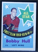 1969-70 OPC #216 Bobby Hull All Star 1st Team