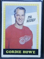 1969-70 OPC Mr. Hockey Gordie Howe Card