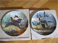 Pheasant and Geese Collector Plates