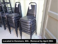 LOT, (6) STACKING CHAIRS