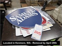 LOT, ASSORTED METAL SIGNS