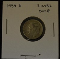 1954 D Silver Dime