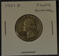 1957 D Silver Quarter