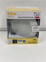 Utilitech 65-Watt Equivalent White Dimmable LED