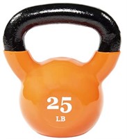 Everyday Essentials Coated 25lb Kettlebell
