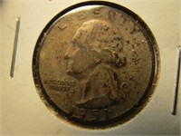 1951 S Silver Quarter