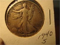 1940 S Walking Liberty Half Dollar
