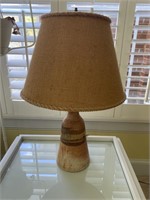 Studio Pottery Signed Table Lamp