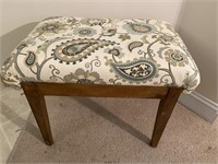 Vintage Upholstered Stool