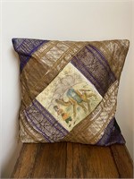 Vintage Silk Middle Eastern Pillow Cover