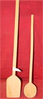 NOS 2-PC. WOOD UTENSIL SET