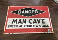 MAN CAVE SIGN - NEW