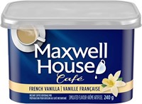 2X Maxwell House Café French Vanilla Instant Coffe