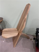FOLDABLE HAND MADE WOODEN CHAIR