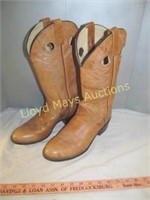 Acme Western Leather Boots - Size 9D