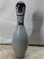 Bowling Pin Painted to Resemble Penguin