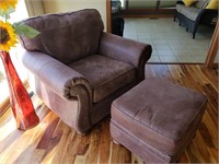 Sofa Chair & Ottoman (matches #1)