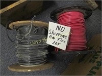 2 Partial Spools Electric Wire