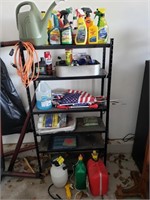 Shelf Unit With Garage Items